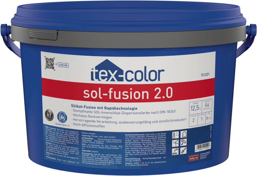 Gebinde TC1221 sol-fusion 2.0 | Silikat-Fusion mit Rapidtechnologie